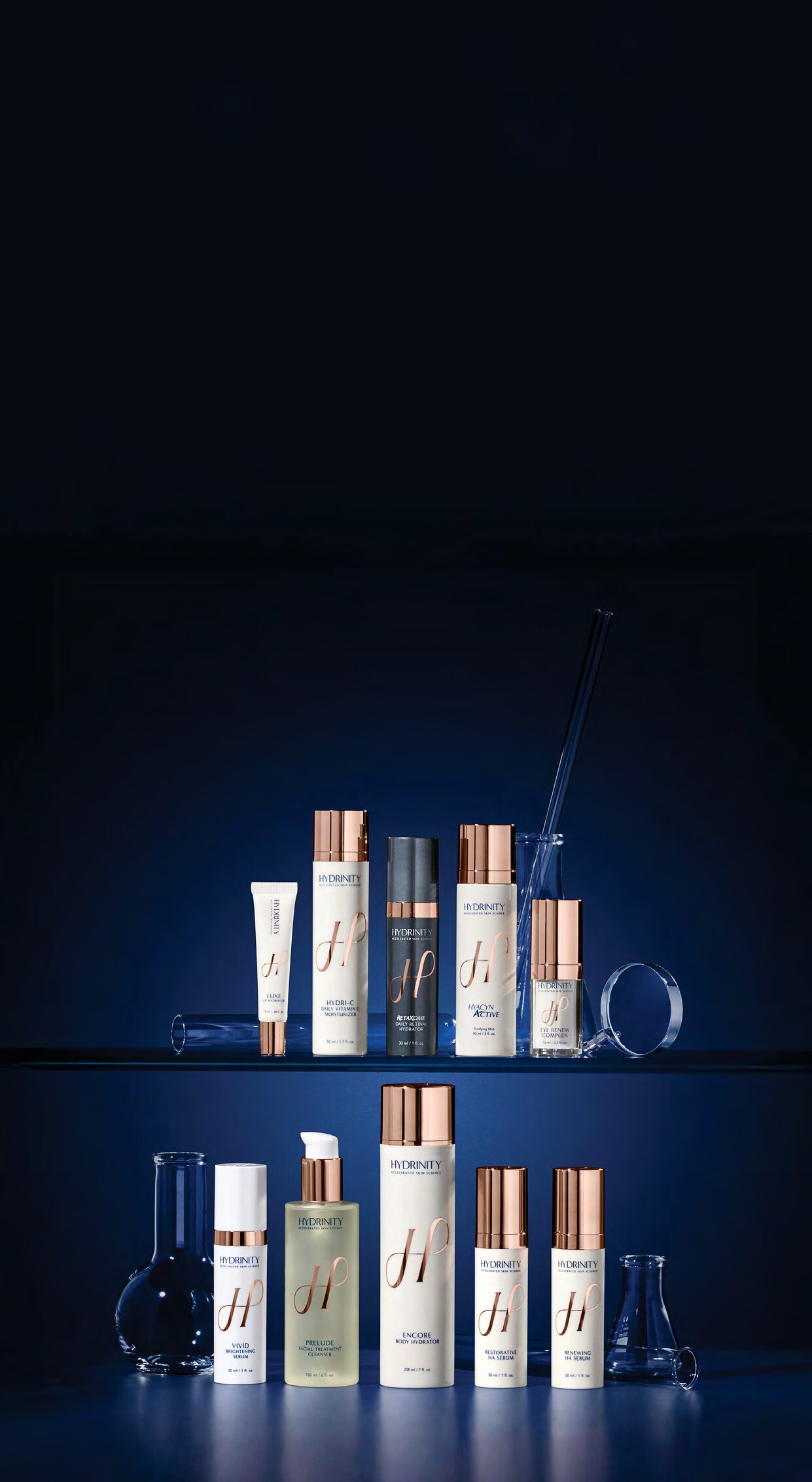 Hydrinity professional skincare collection available at Elegant Image Med Spa